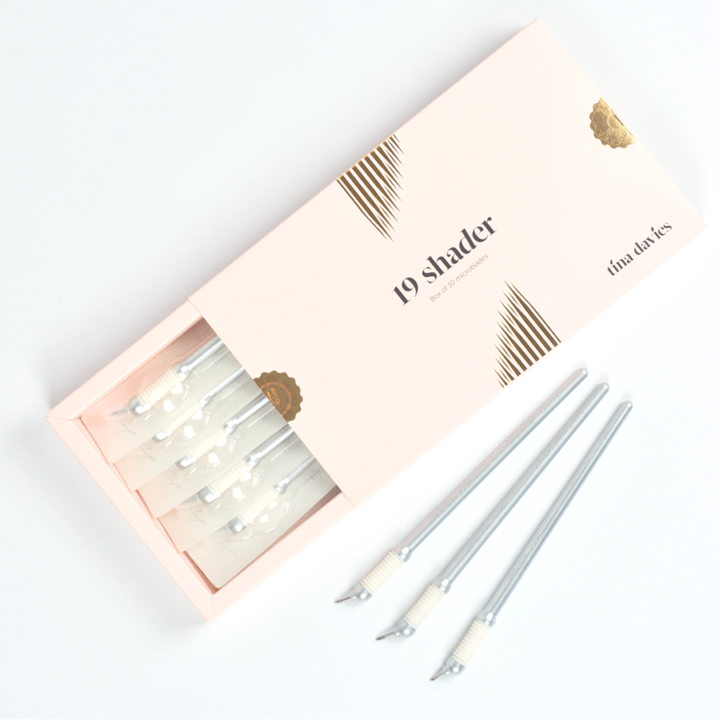 TINA DAVIS - Microblade à aiguilles 19 SHADER - Paquet de 10