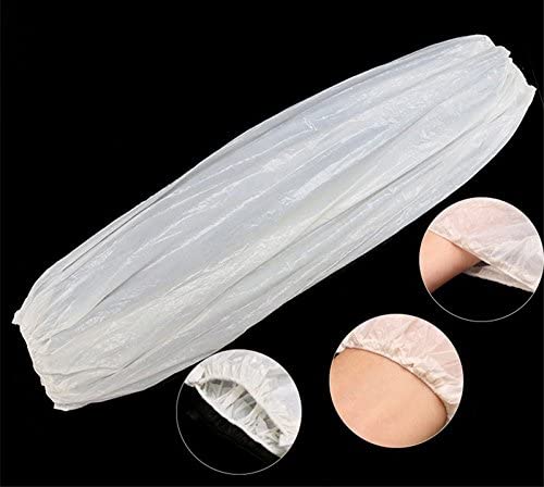 Disposable polyethylene protective sleeves for plastic protective clothing, white-2
