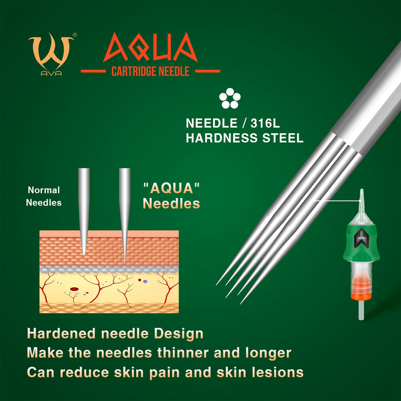 Aqua Cartridge Needle Germany Steel-5