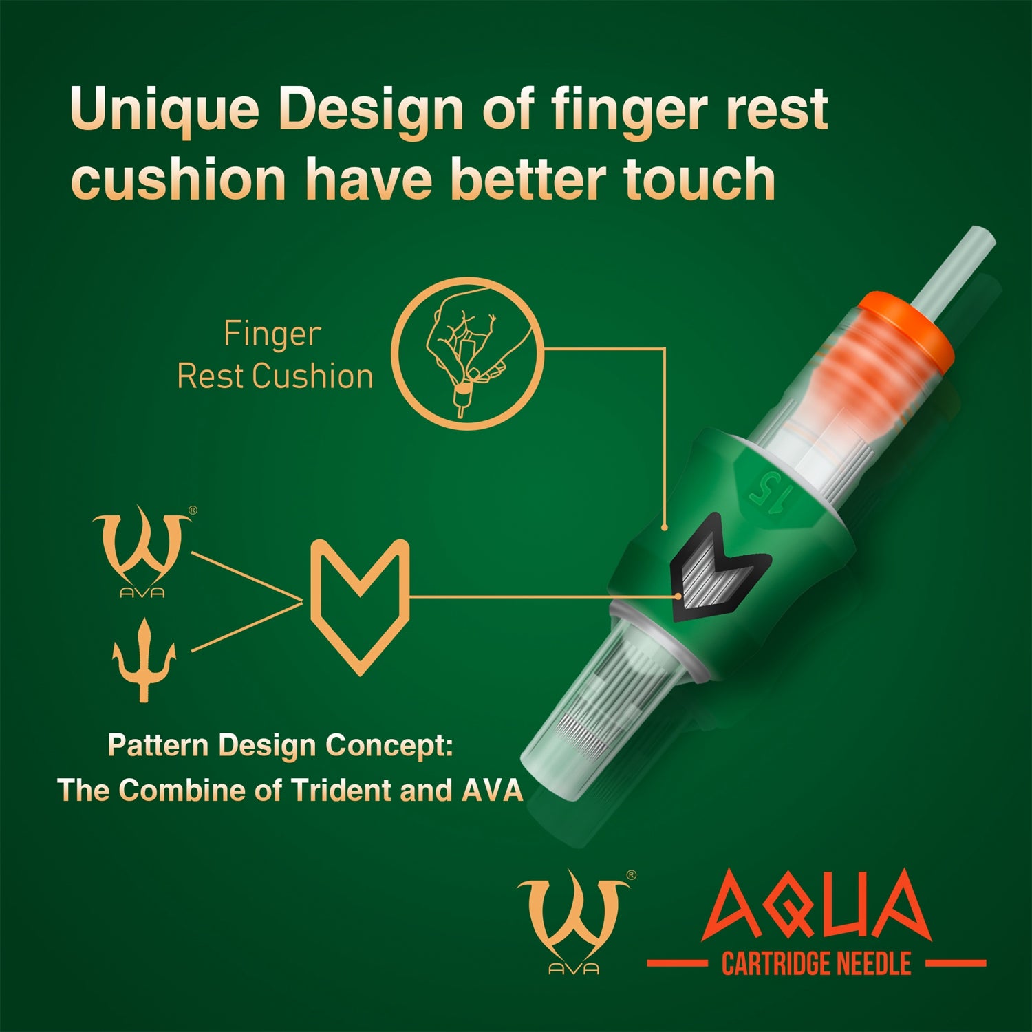 Aqua Cartridge Needle Germany Steel-7