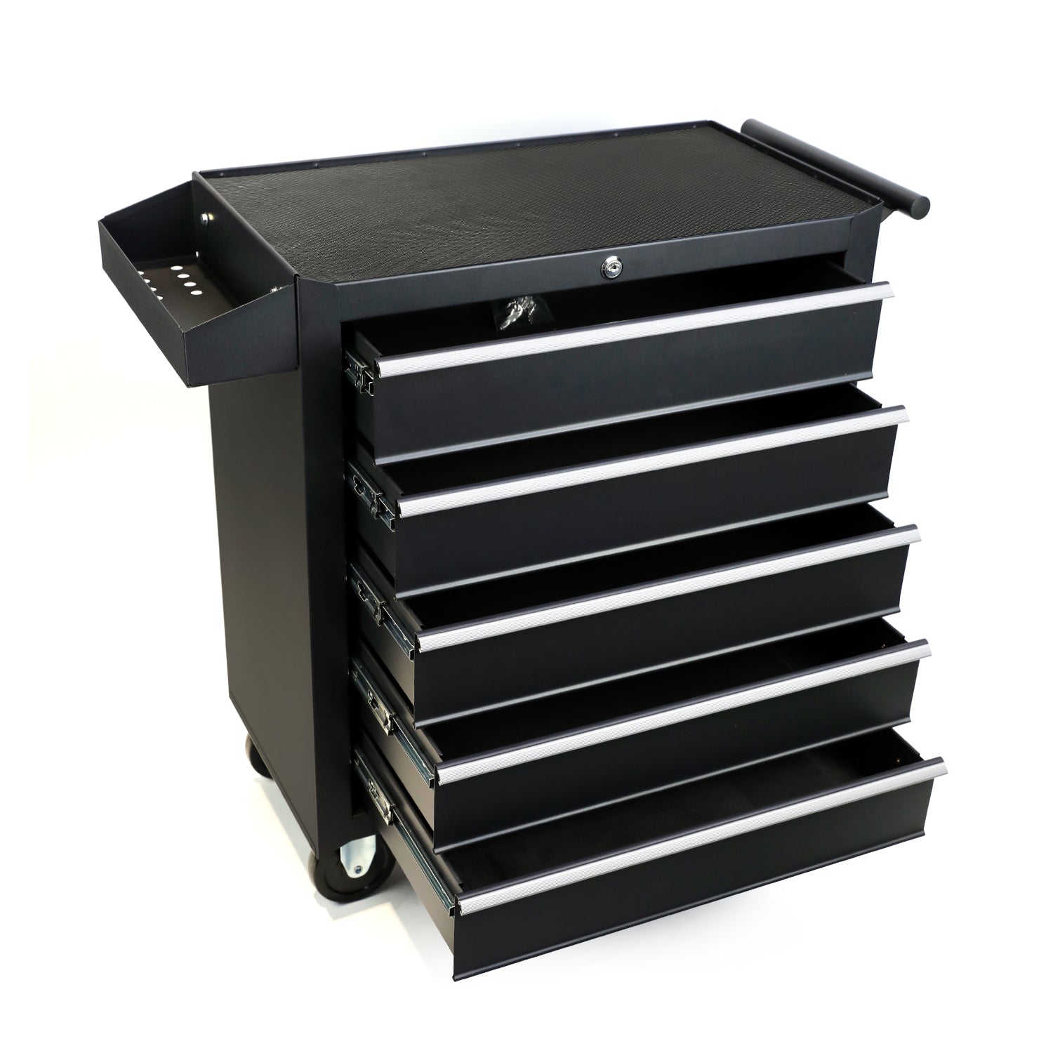 5 Drawer Tattoo Workstation Pink Rolling Cart | Professional Tattoo Storage-2