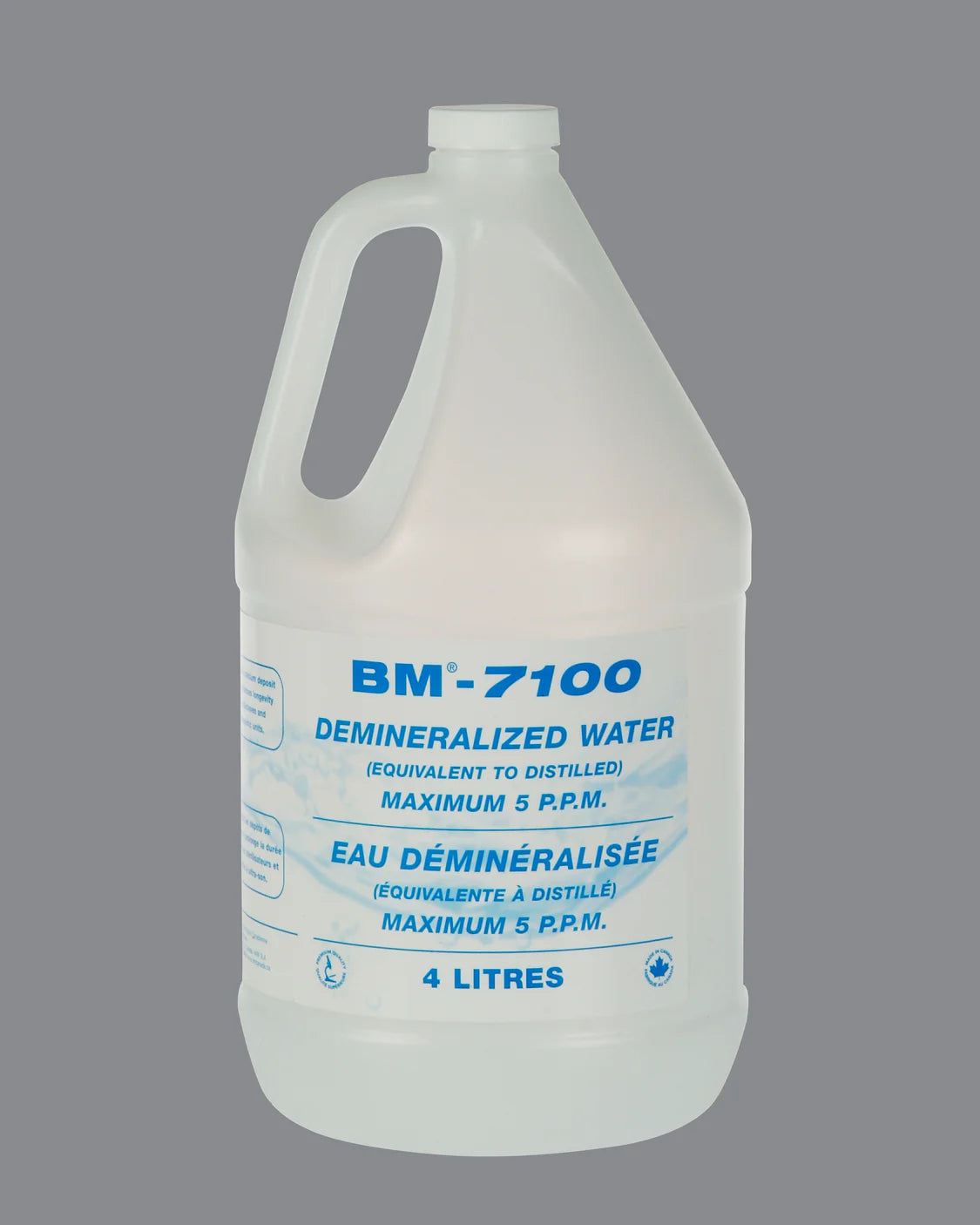 BM®-7100 DEMINERALIZED WATER (EQUIVALENT TO DISTILLED)