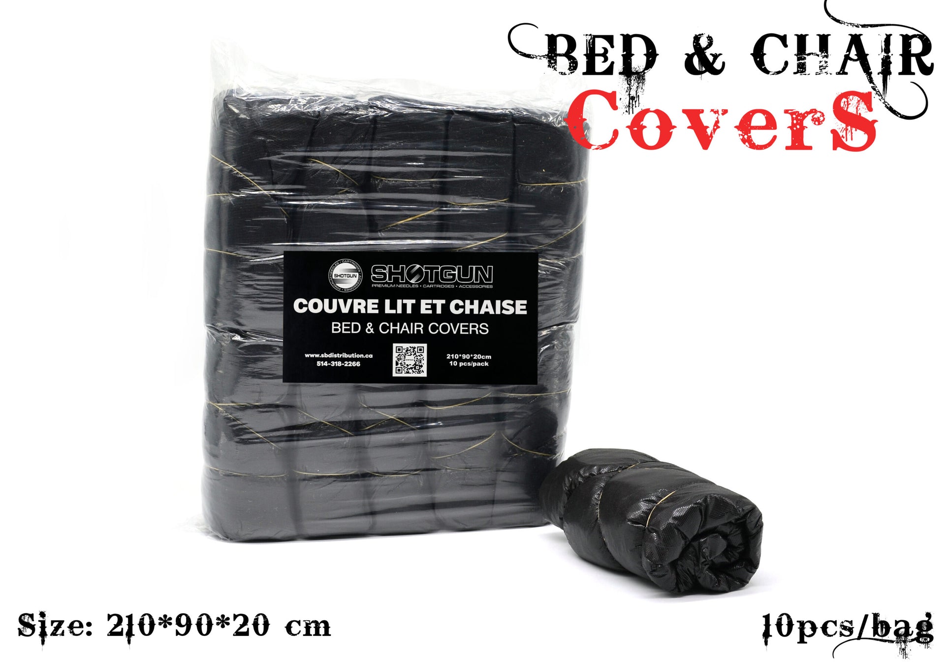 Black Tattoo Bed Cover SHOTGUN