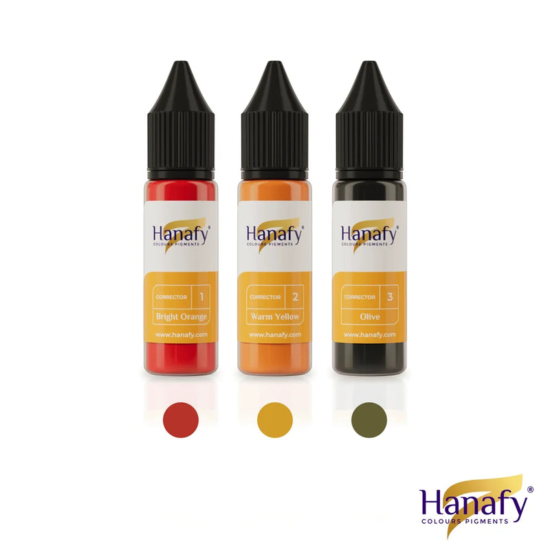 Hanafy Corrector Set – PMU Pigment Correctors 5 ml & 15 ml-2