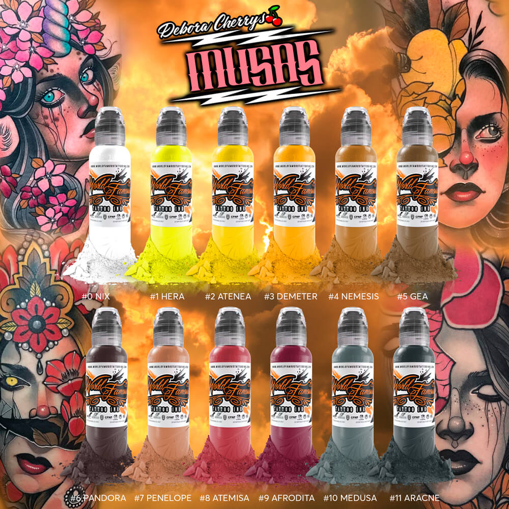 Debora Cherrys Musas Ensemble de 1 oz - World Famous Tattoo Ink