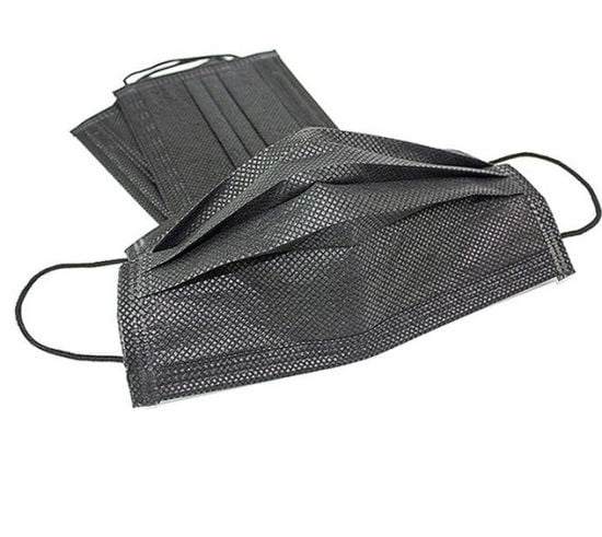 Masque de protection noir jetable