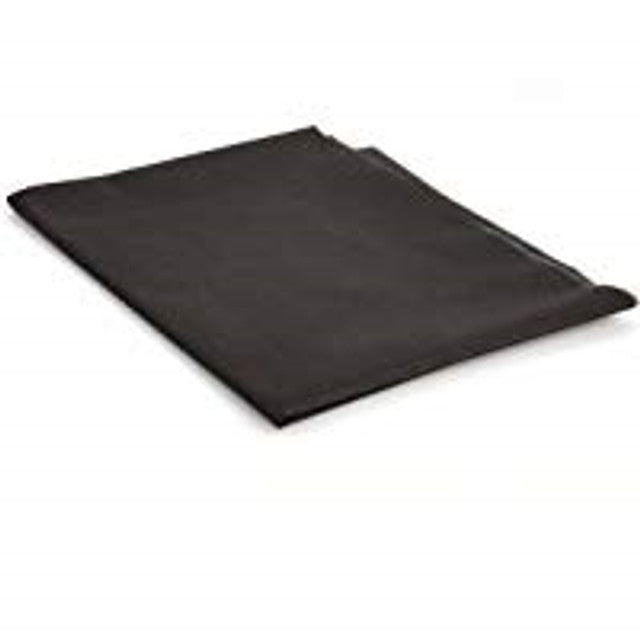 Black non-woven polyester sheet, 36" x 50" Graham®
