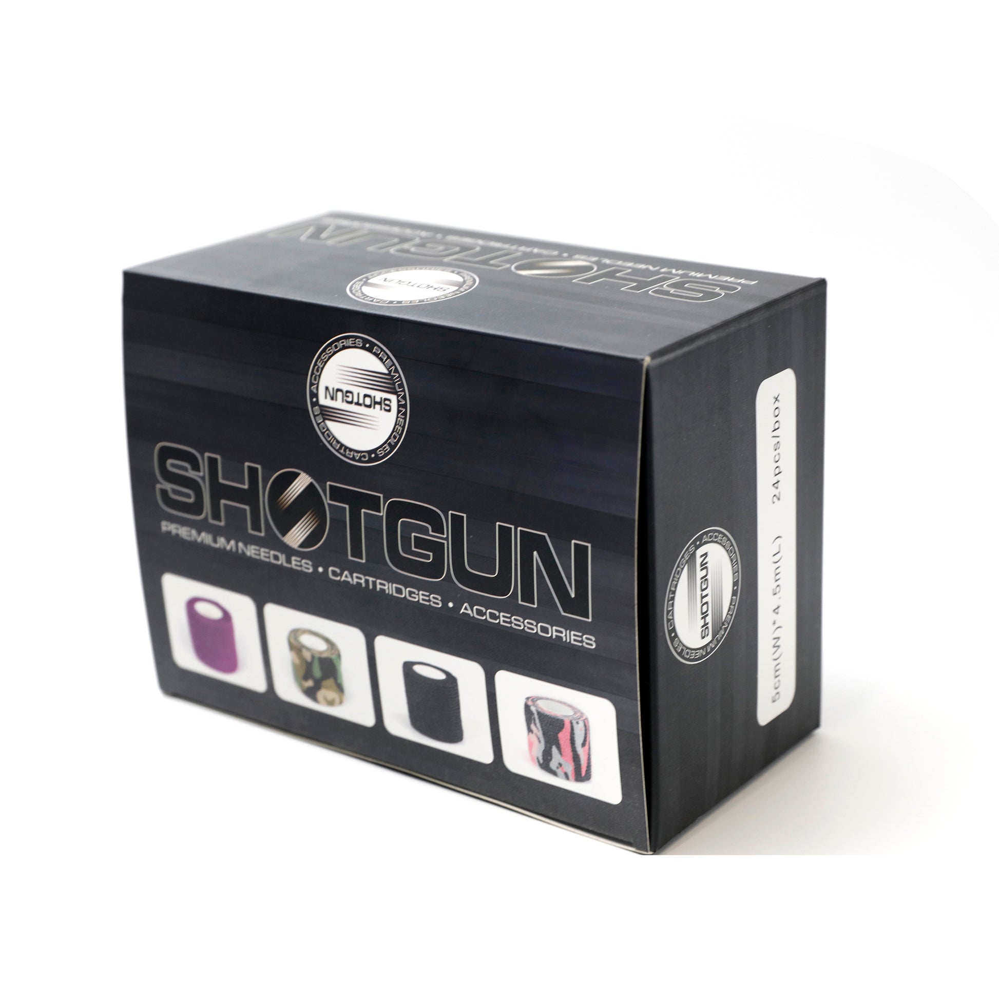 2" Cohesive Tape Roll, Box of 24 PCS SHOTGUN (Sensi Wrap)-2