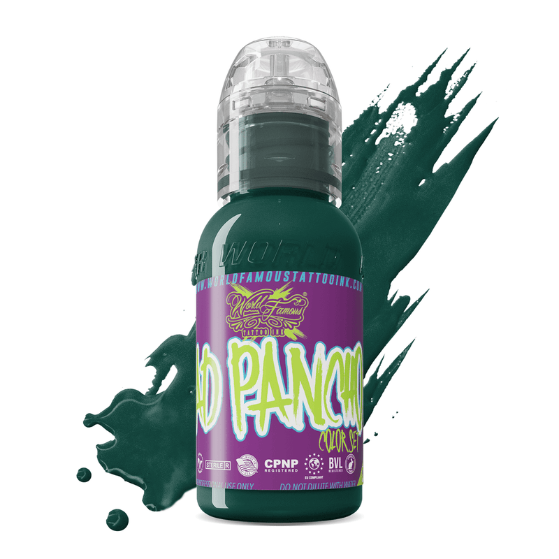 Pancho Deep Green- World Famous Tattoo Ink-1