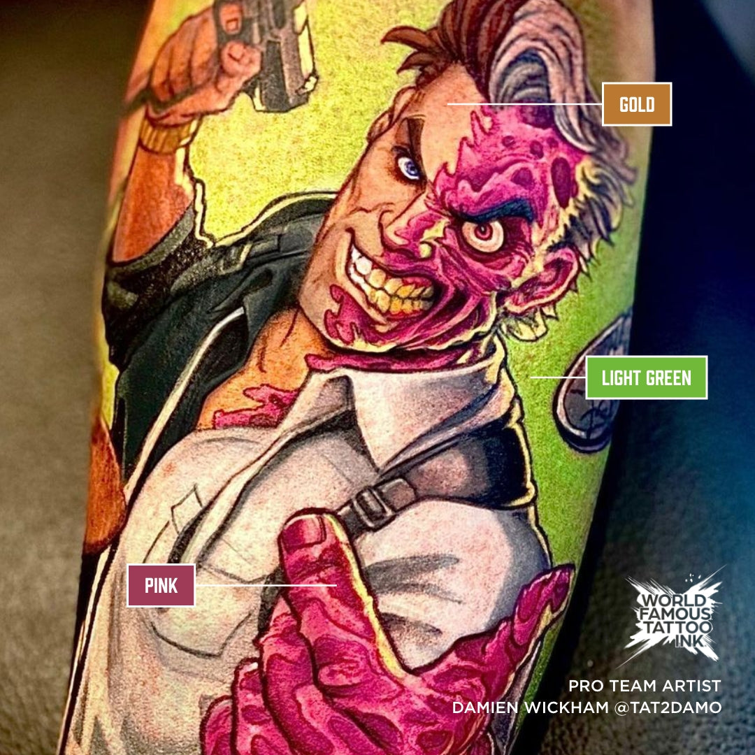 Pancho Light Green - World Famous Tattoo Ink-2