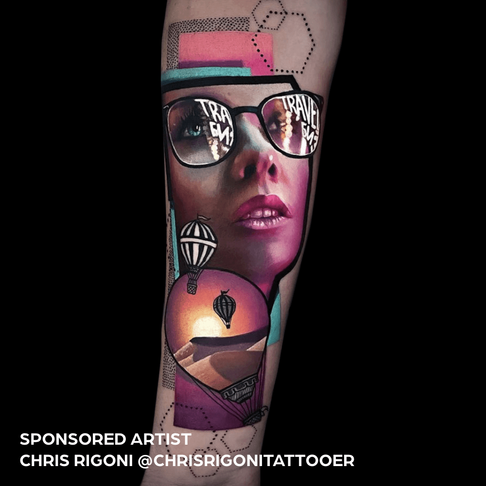 Flying pig Pink- World Famous Tattoo Ink-4