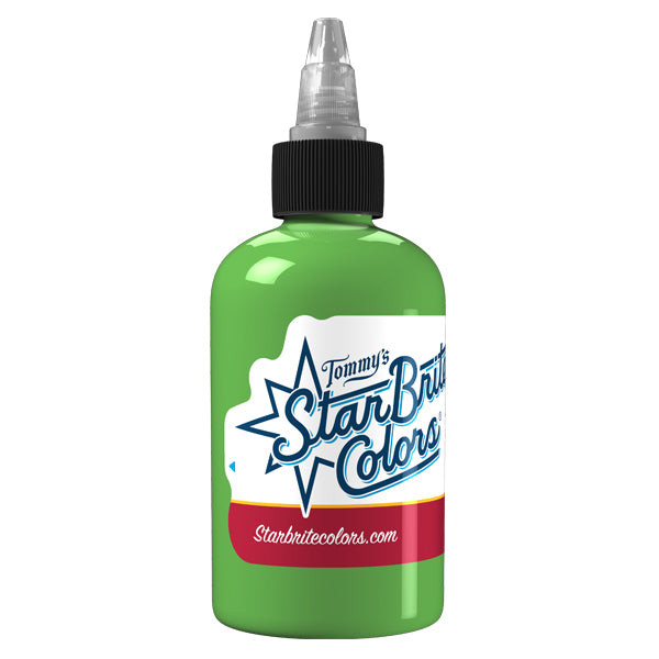 Lime Green Tattoo Ink Starbrite 2 oz -1