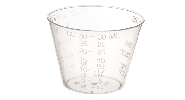 Gobelet à médicament gradué 30ml  PQT/ 100