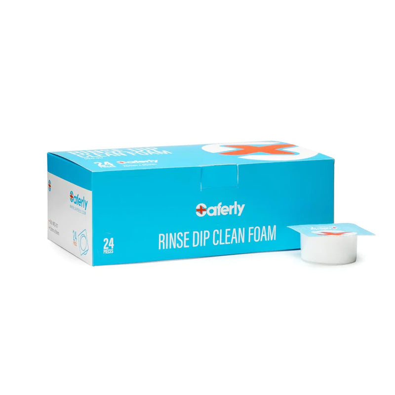 Rinse Caps With Foam — BOX OF 24-1