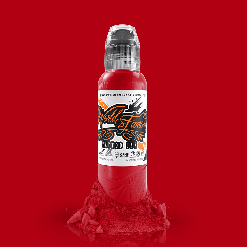 Maks Kornev's Blood Color 1 oz and 4 oz Set - World Famous Tattoo Ink-3