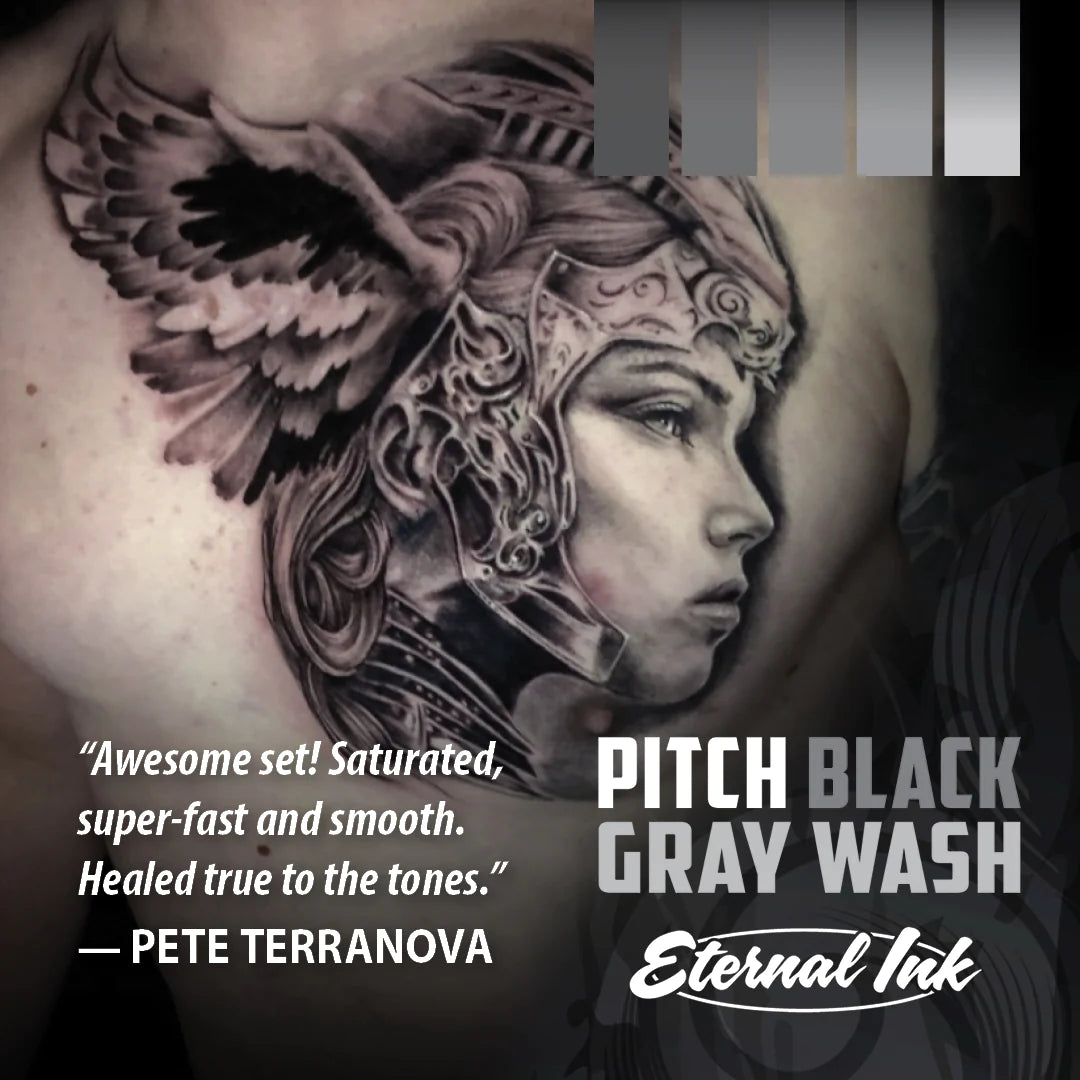 Eternal Pitch Black Gray Wash Set-4