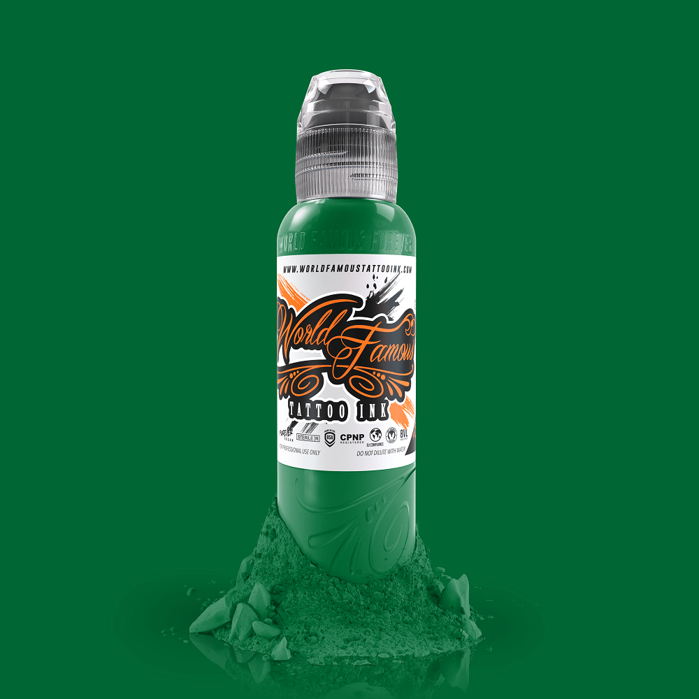 Pancho Deep Green- World Famous Tattoo Ink-1