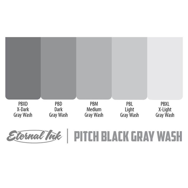 Eternal Pitch Black Gray Wash Set-2