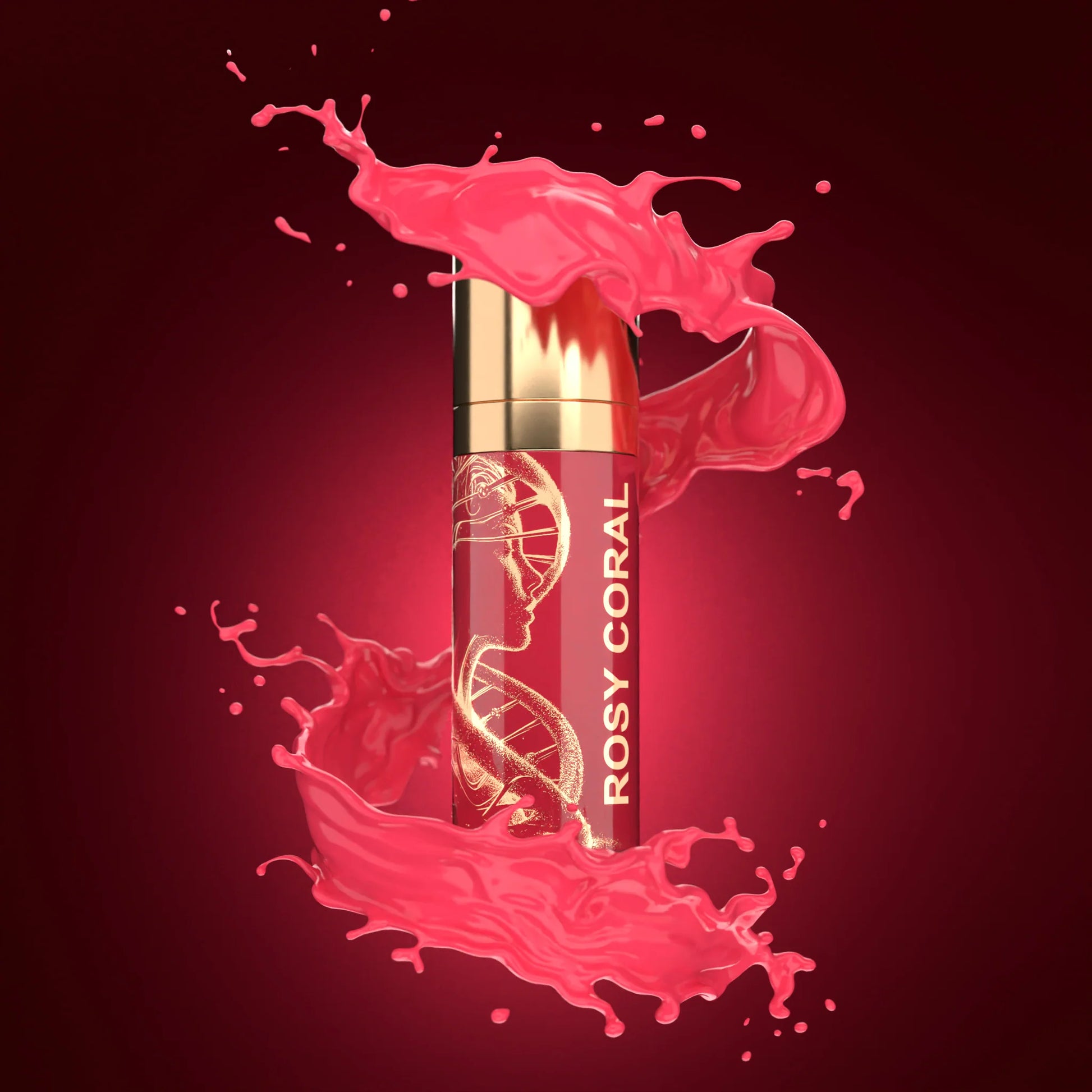 Gold Collection Lips by DNA Pigments- ROSY CORAL-1