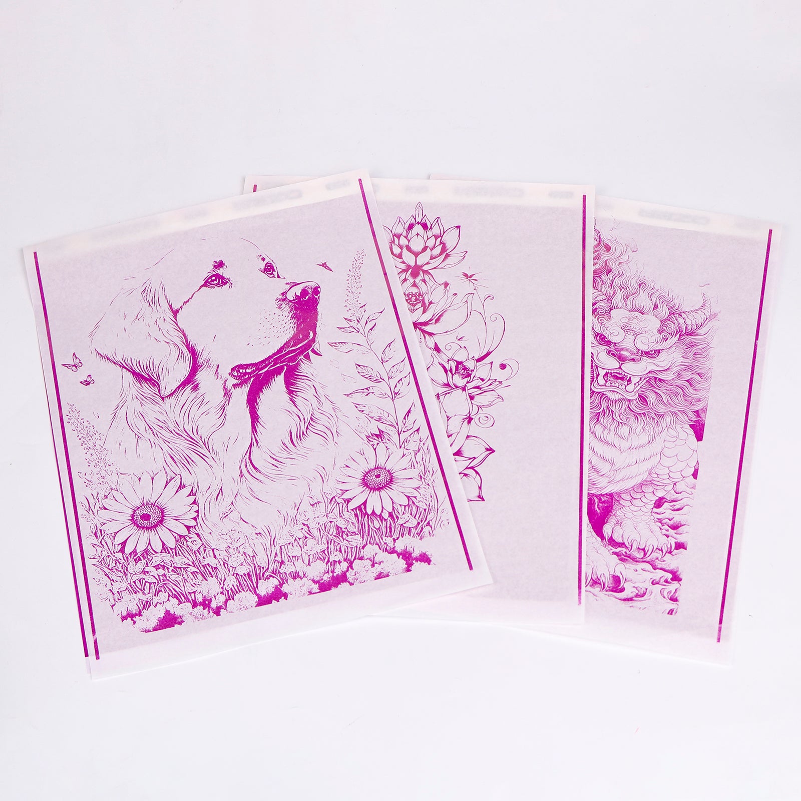 Papier thermique rose pour tatouage – OZER-2