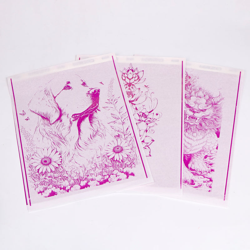 Papier thermique rose pour tatouage – OZER-2