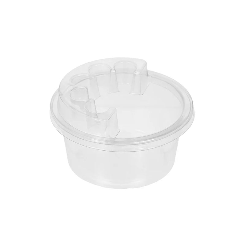 Saferly Rinse Cups — Box of 50 Rinse Cups + 50 Cartridge Holder Lids-2