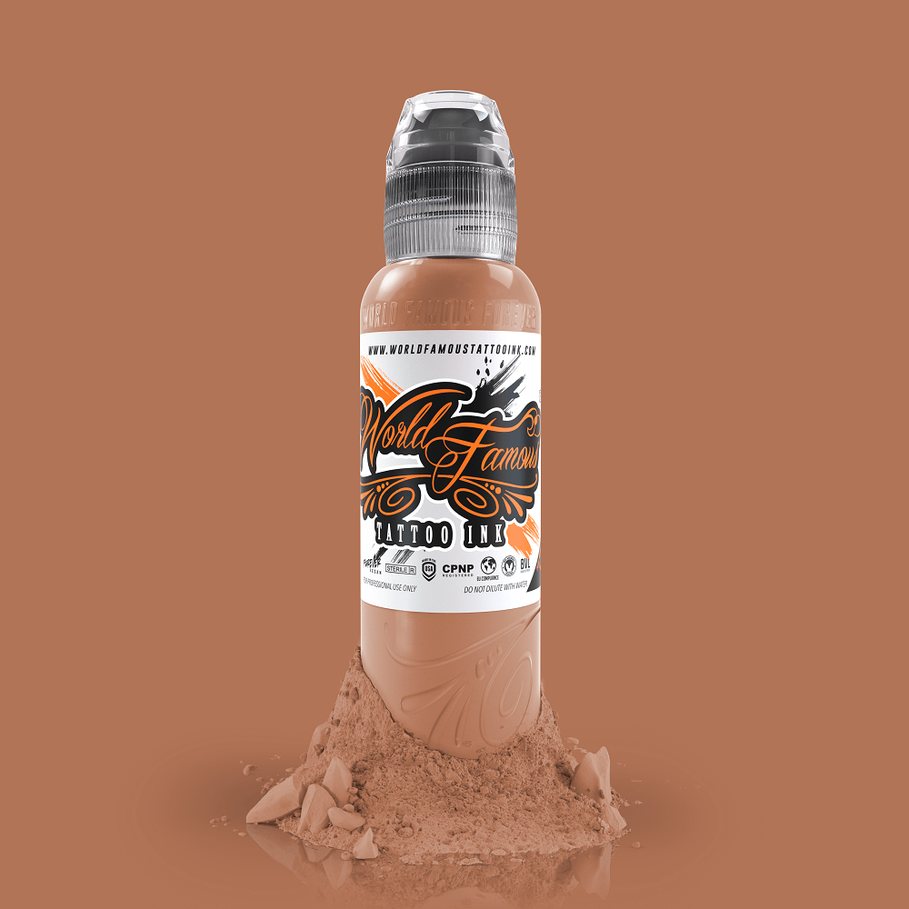 12 Colors Skintone Set 1 oz - World Famous Tattoo Ink-3