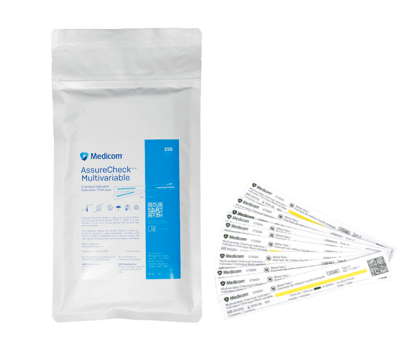 AssureCheck™ Multivariable Indicateurs chimiques – Stérilisation et savon – Medicom – SBDistribution