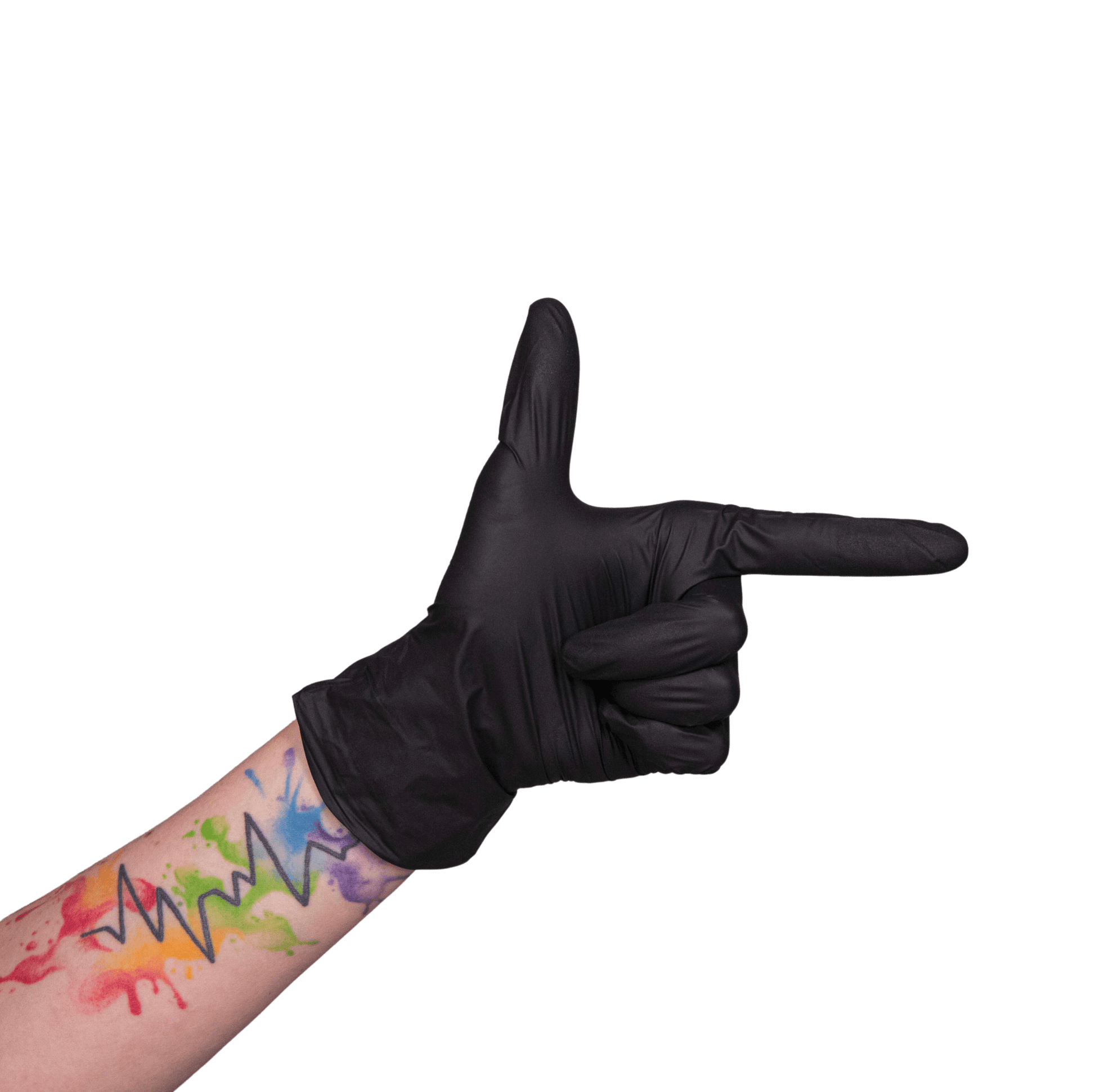 AssureTouch™ Noir Gants d'examen médical en nitrile boite de 200 – – SBDistribution – SBDistribution