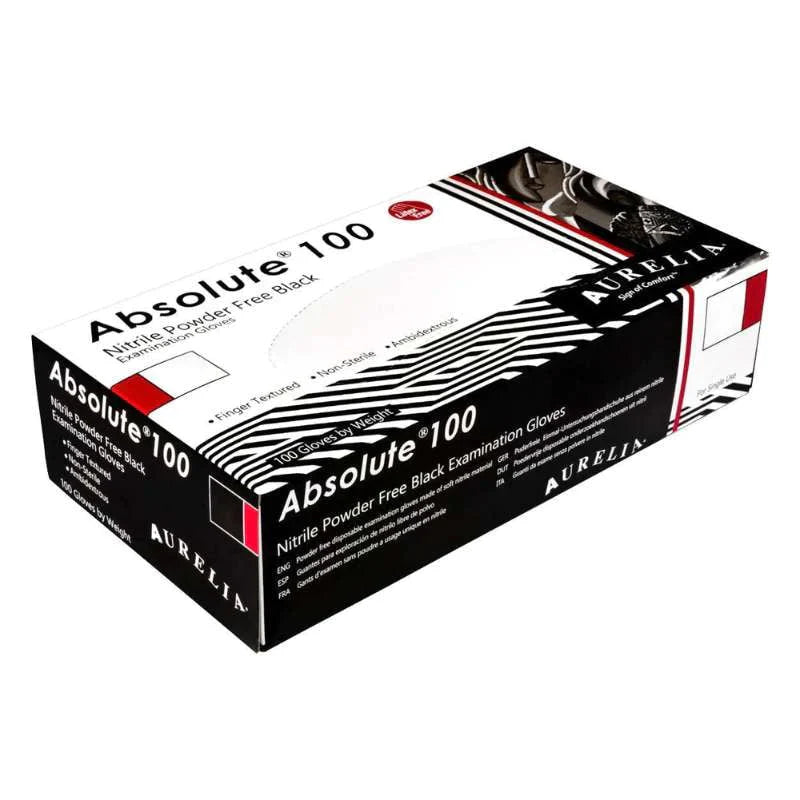 Absolute Black Gloves 3.2 mm Box of 100-3