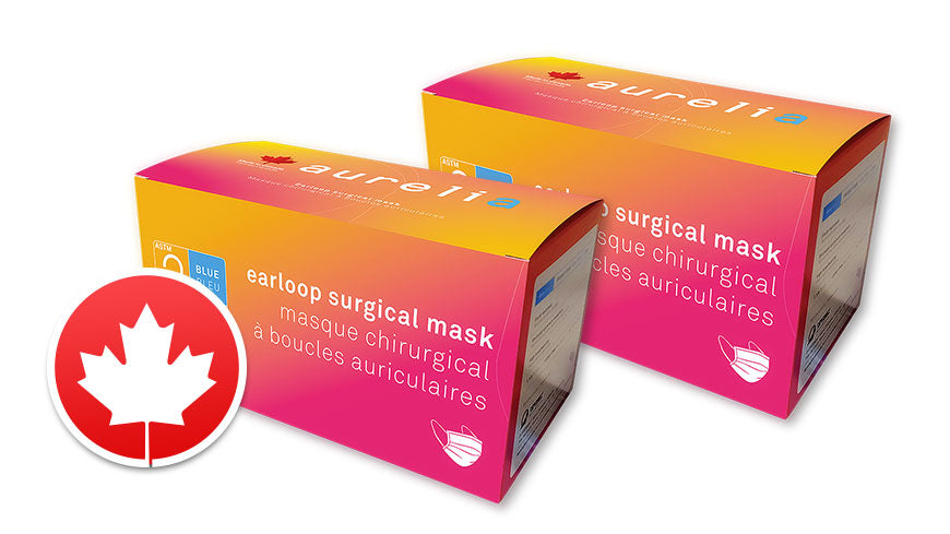 Masque level 2 bleu ou rose AURELIA