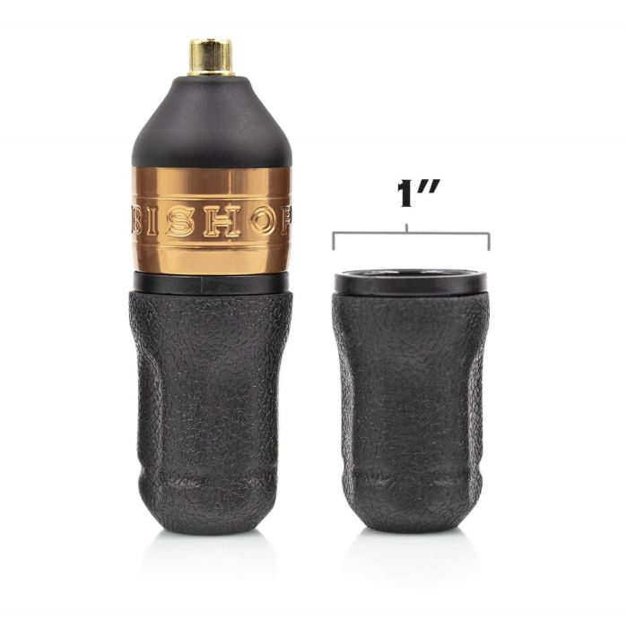 Bishop Rotary 1.25” Black Disposable Wand Grips — Box of 15 – Tubes & Grips – Bishop – SBDistribution