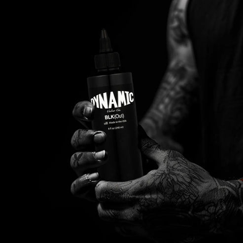 BLKout — Dynamic Tattoo Ink — 8oz Bottle – – Dynamic Ink – SBDistribution