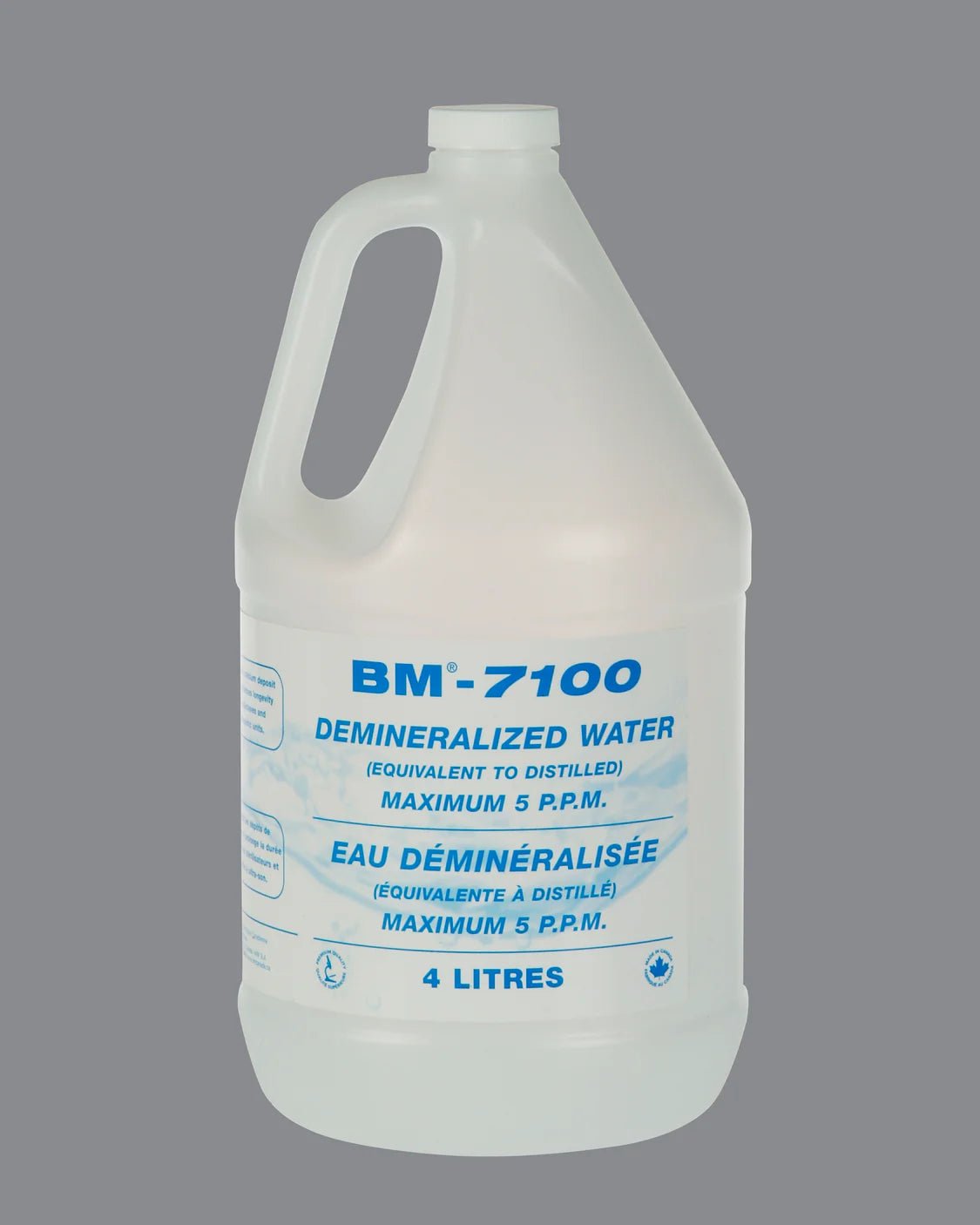 BM® - 7100 EAU DÉMINÉRALISÉ (ÉQUIVALENTE À DISTILLÉ) – – SBDistribution – SBDistribution