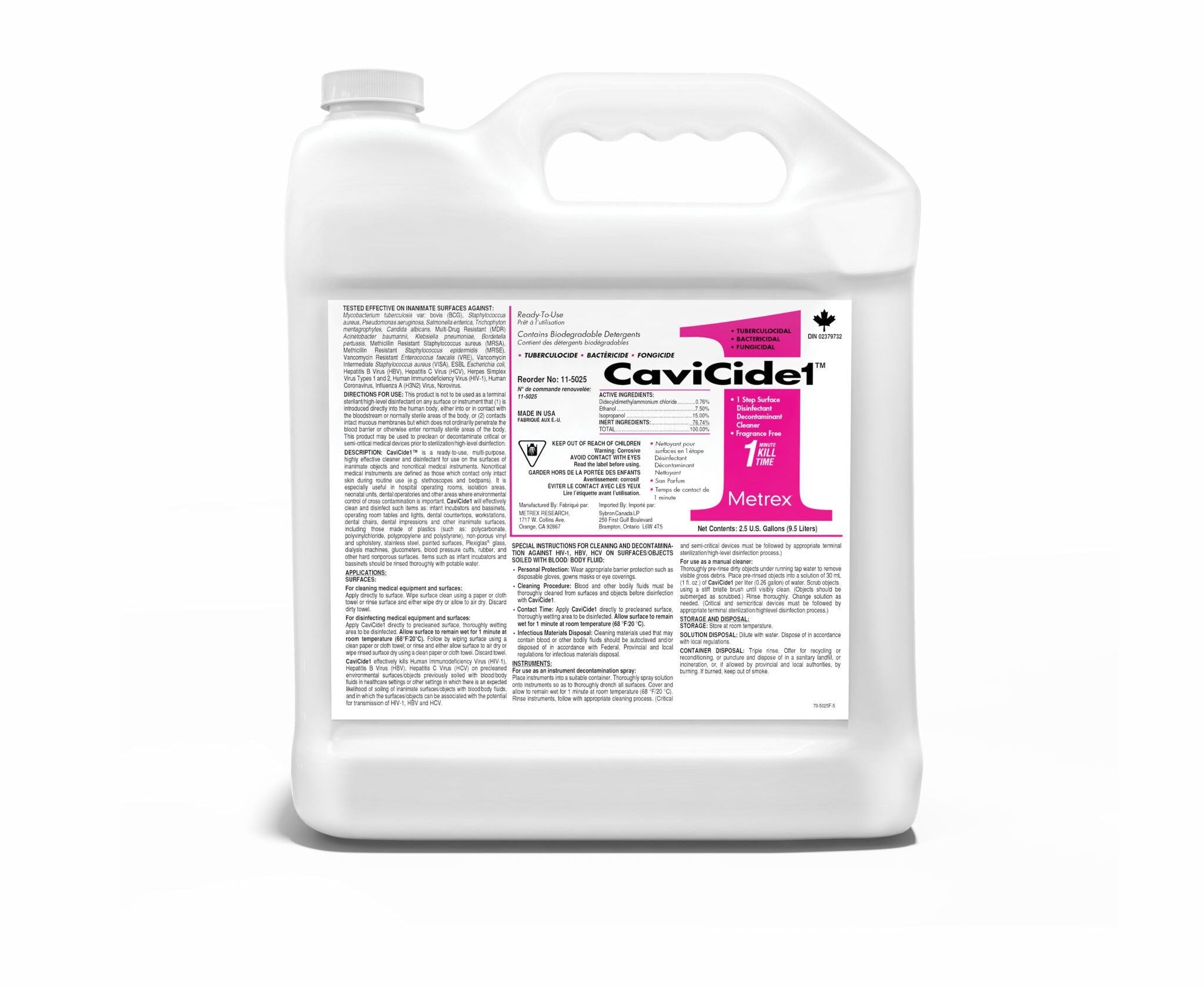 CaviCide1 Surface Désinfectant – Stérilisation et savon – Metrex – SBDistribution