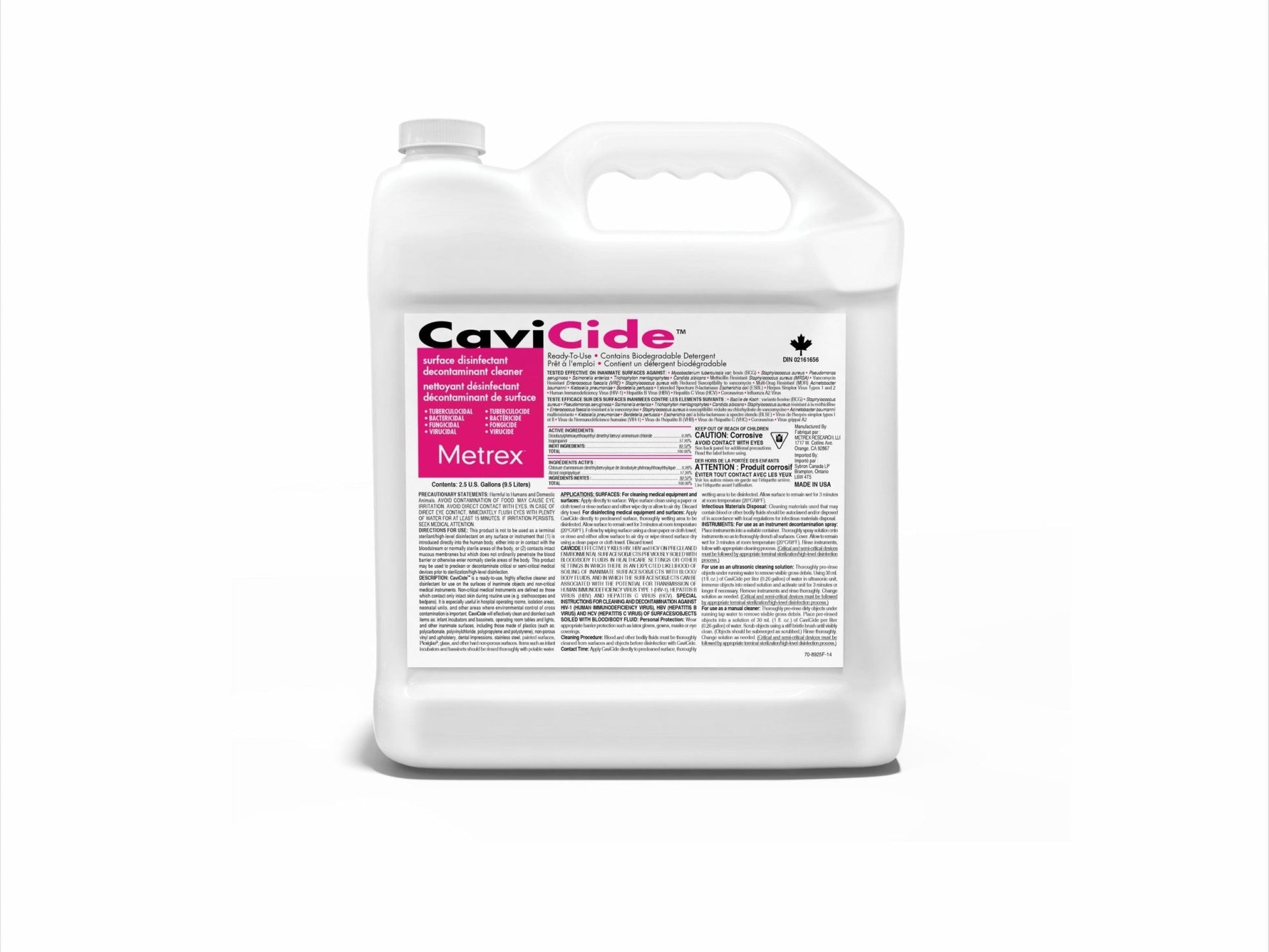 CaviCide1 Surface Désinfectant – Stérilisation et savon – Metrex – SBDistribution