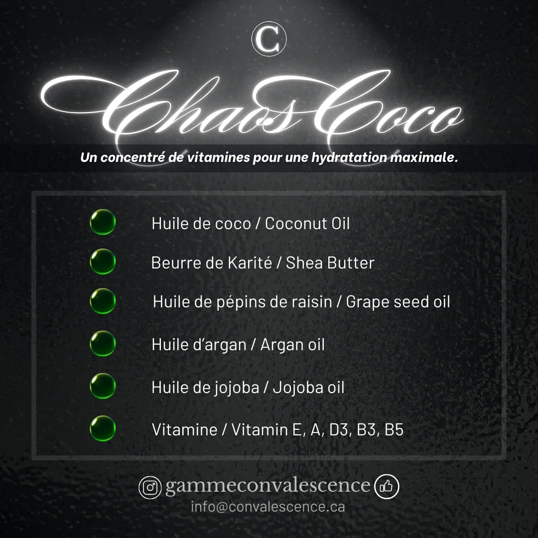 Chaos Coco 50ml - 120 ml Crème de tatouage multivitaminée Convalescence – – Convalescence – SBDistribution