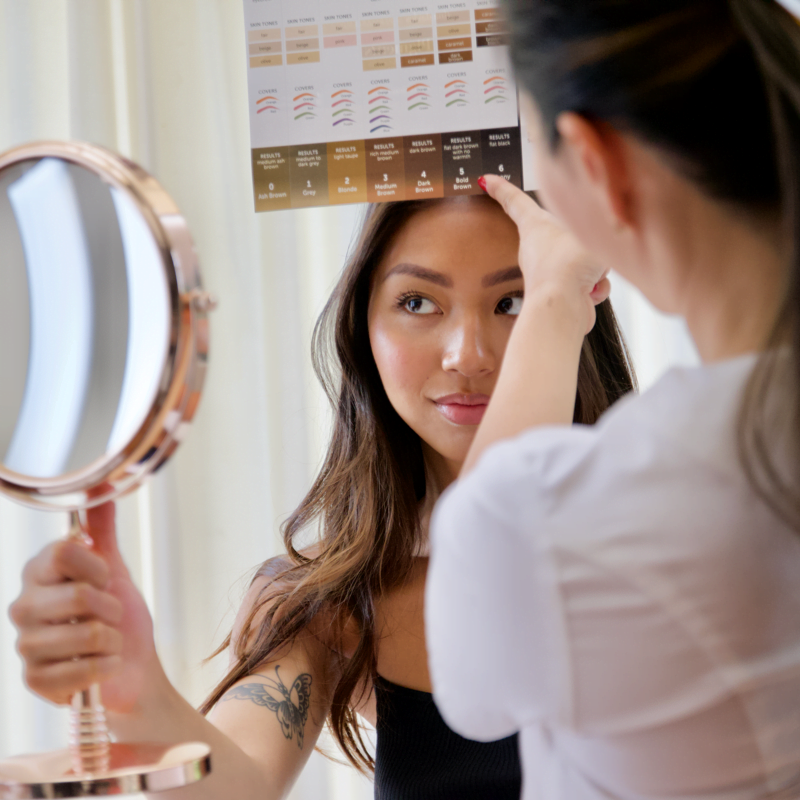 Nuancier de pigments