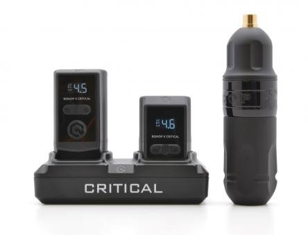 Critical X Bishop Power Wand Tattoo Machine NEW BATTERY ADVANCES ( Packer & Shader ) – Machine à tatouage sans fils – Critical – SBDistribution
