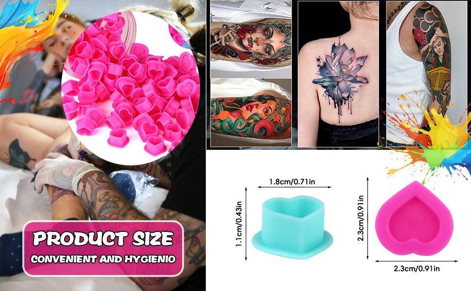 Cup Silicone Ultra Doux en forme de Coeurs Turquoise – Cups D'encre – AVA – SBDistribution