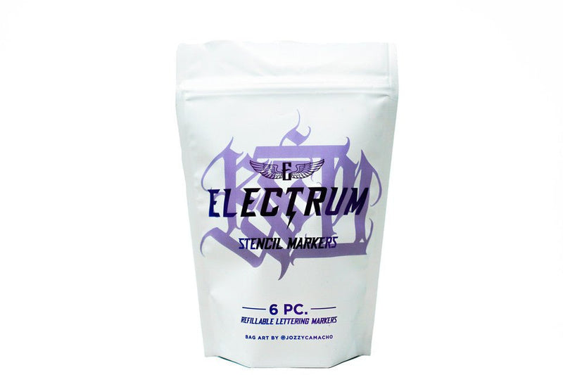 Electrum Refillable Stencil Lettering Markers - PACK OF 6 – – SBDistribution – SBDistribution
