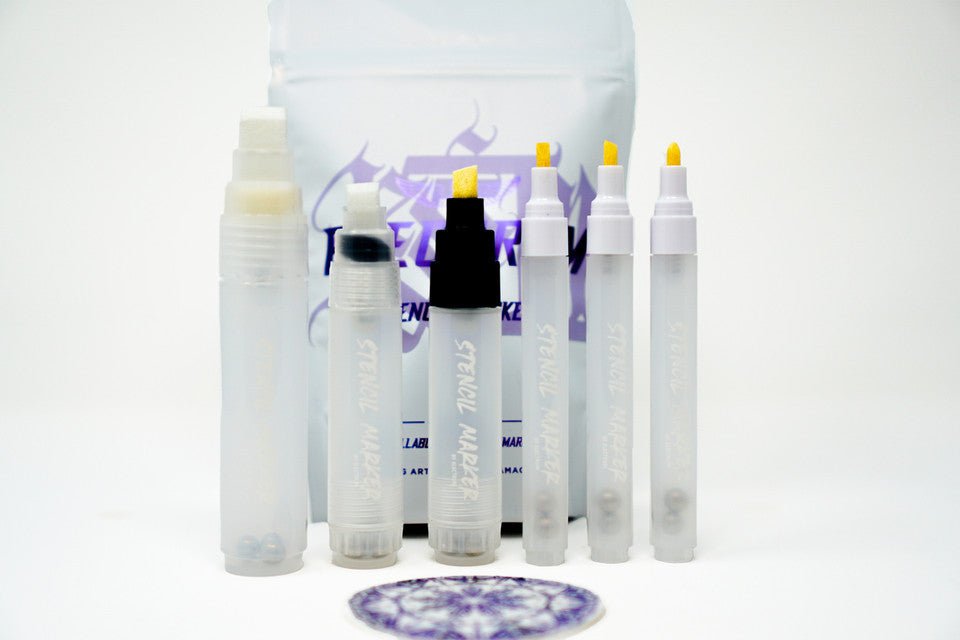 Electrum Refillable Stencil Lettering Markers - PACK OF 6 – – SBDistribution – SBDistribution