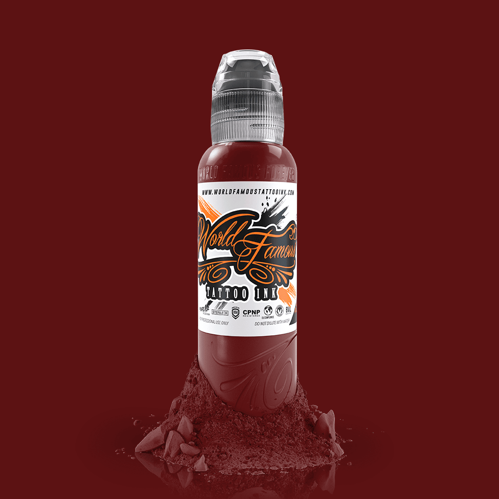 Ensemble Big Joel's Blood Works 4 Couleurs 1 oz - World Famous Tattoo Ink – Encres – World Famous Tattoo Ink – SBDistribution