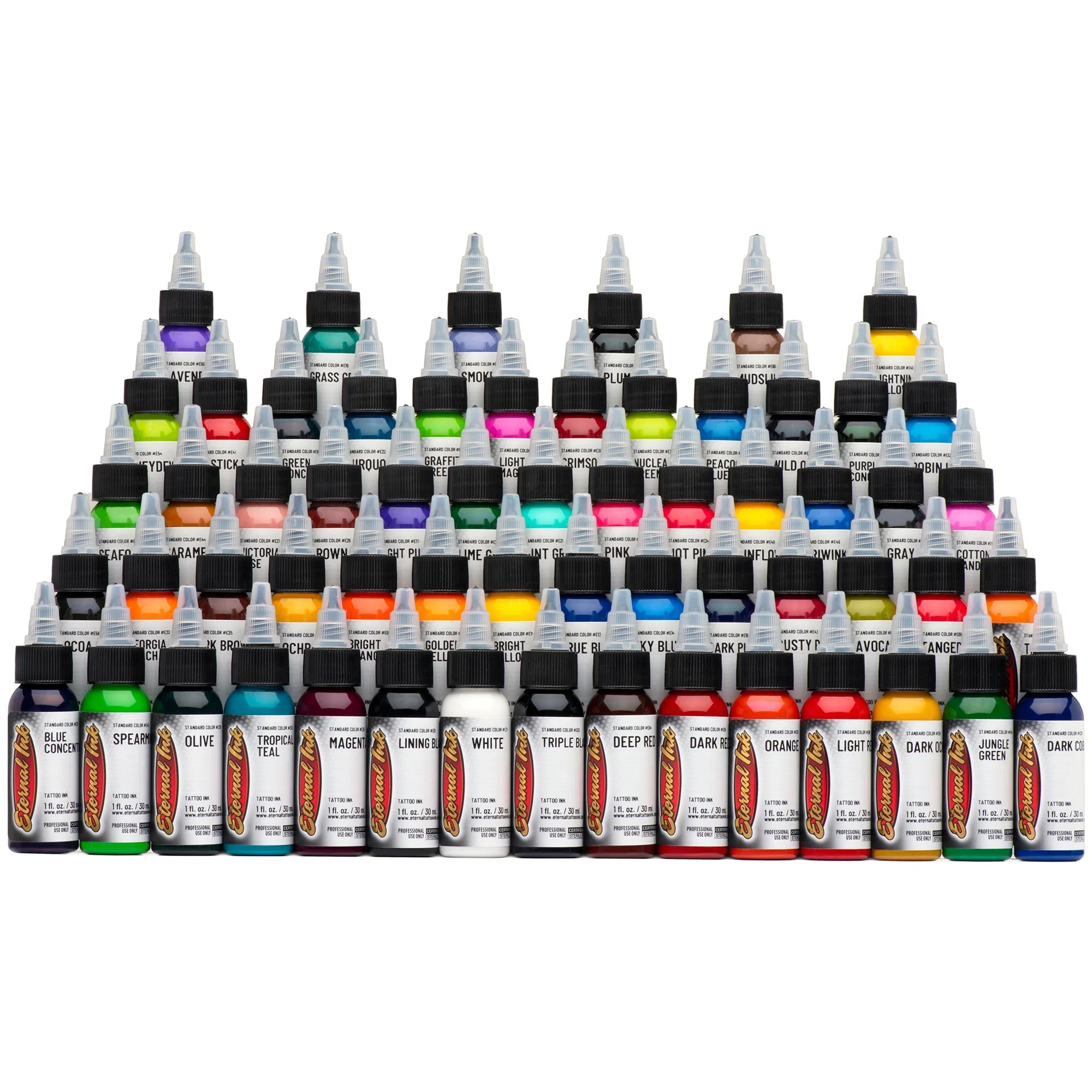Eternal Ink Gold Ensemble de 60 Bouteilles 1/2 oz – Encres – Eternal Ink – SBDistribution