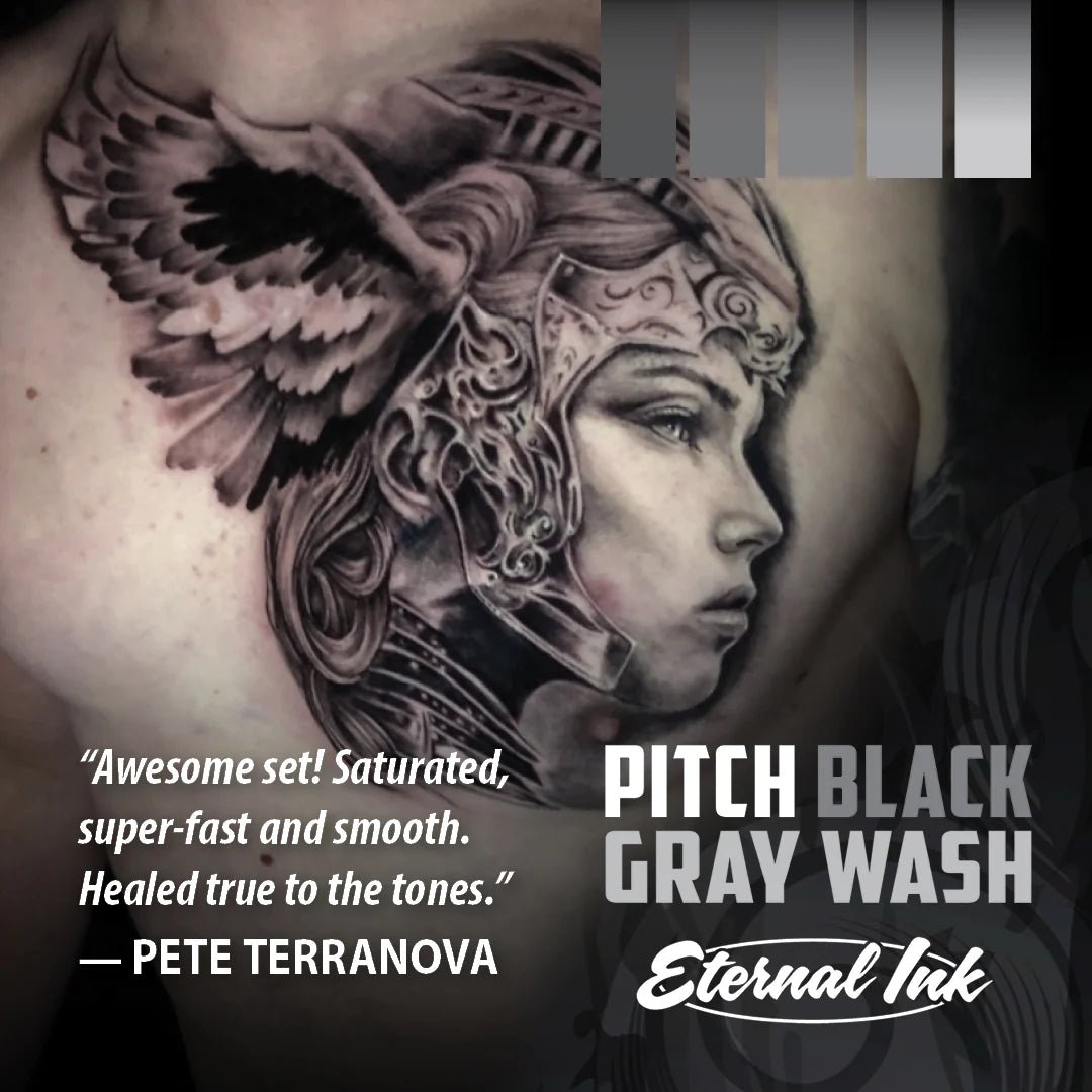 Eternal Pitch Black Gray Wash Set – Encres – Eternal Ink – SBDistribution