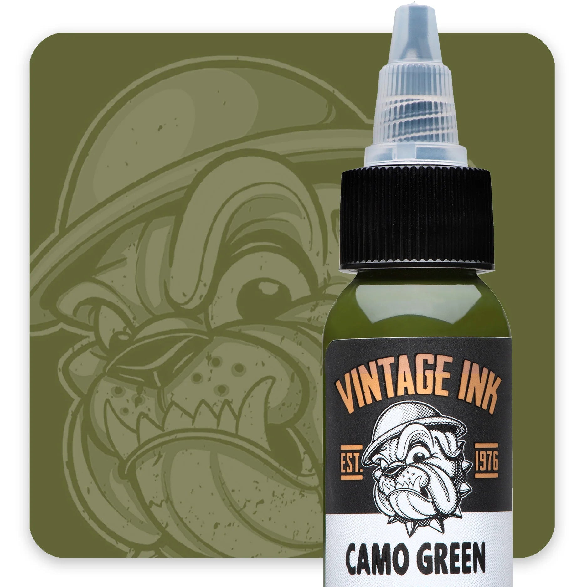Eternal Vintage Camo Green – Encres – Eternal Ink – SBDistribution