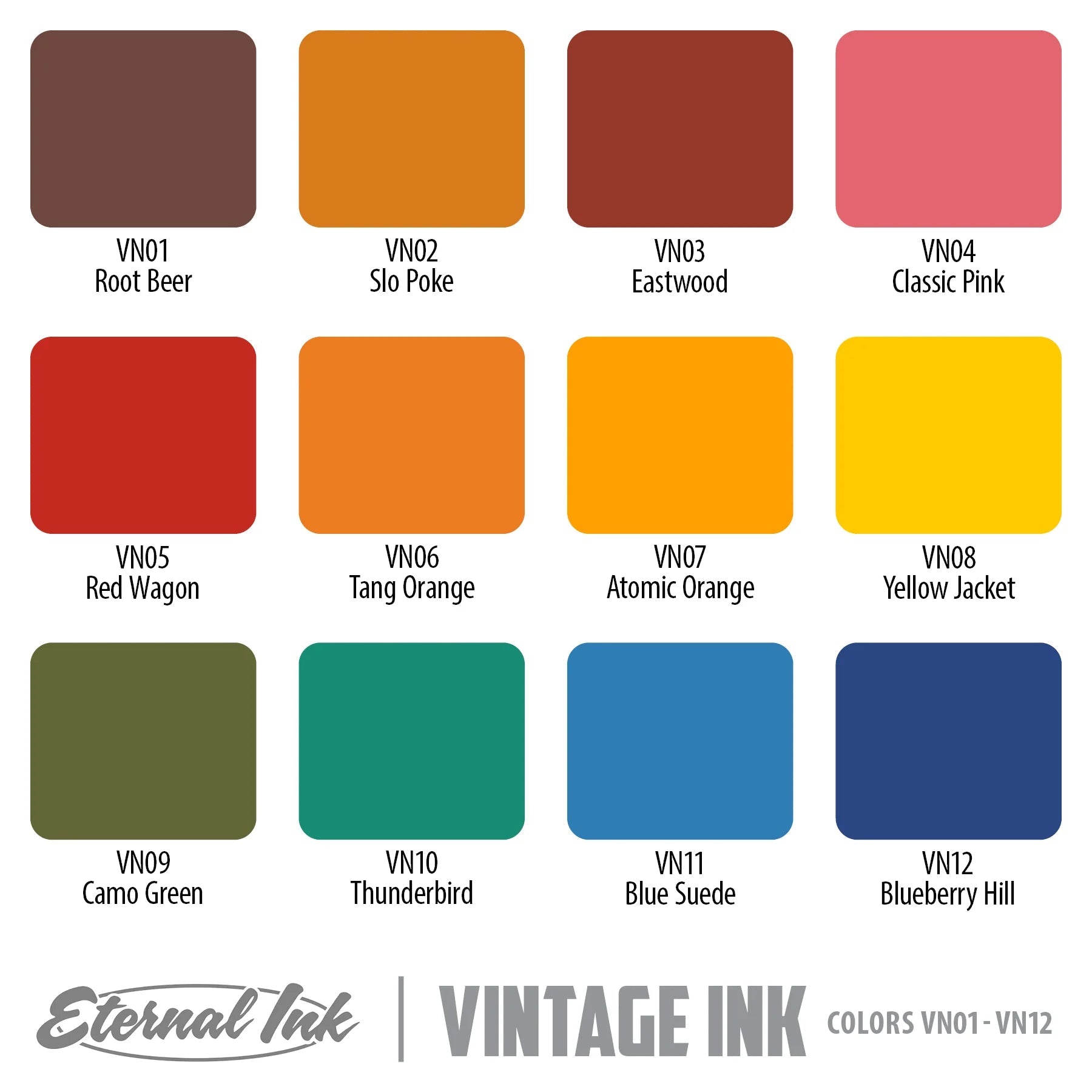Eternal Vintage Ink Set – Encres – Eternal Ink – SBDistribution