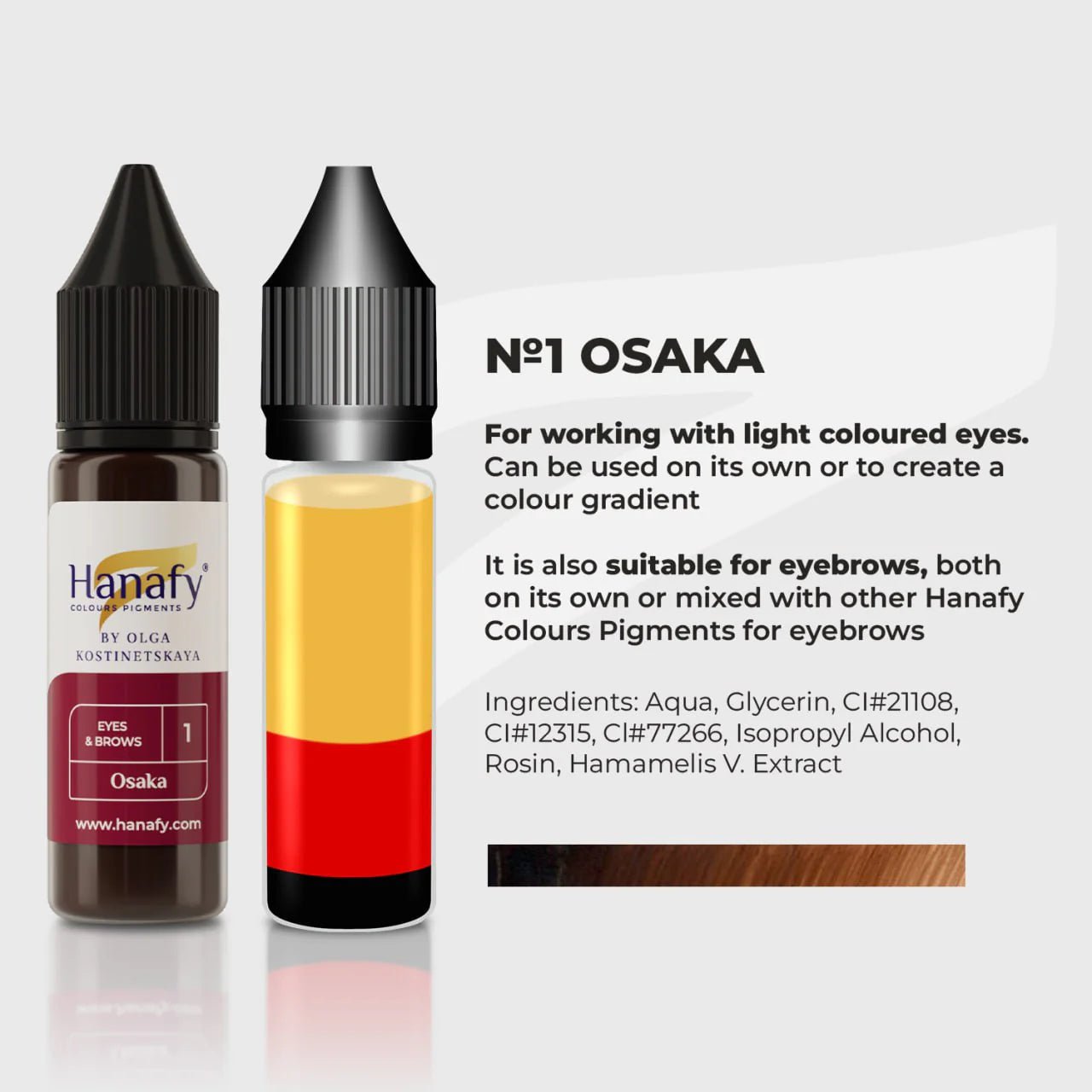 Eyes & Brows N1 Osaka Hanafy – Encres – Hanafy – SBDistribution