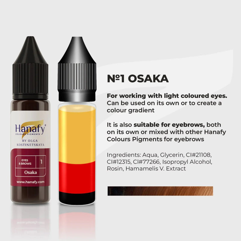 Eyes & Brows N1 Osaka Hanafy – Encres – Hanafy – SBDistribution