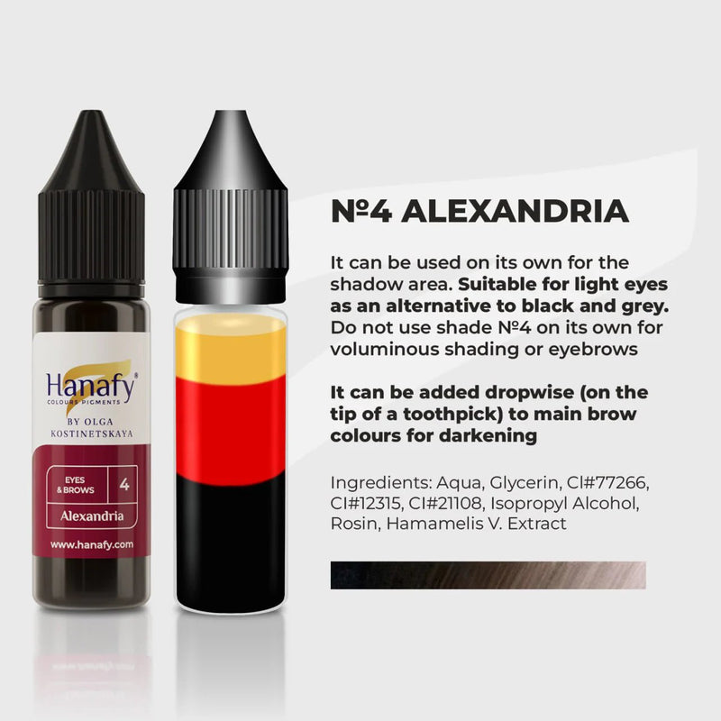 Eyes & Brows N4 Alexandria Hanafy – Encres – Hanafy – SBDistribution